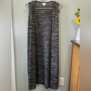 Lularoe Joy Duster Black Size Small